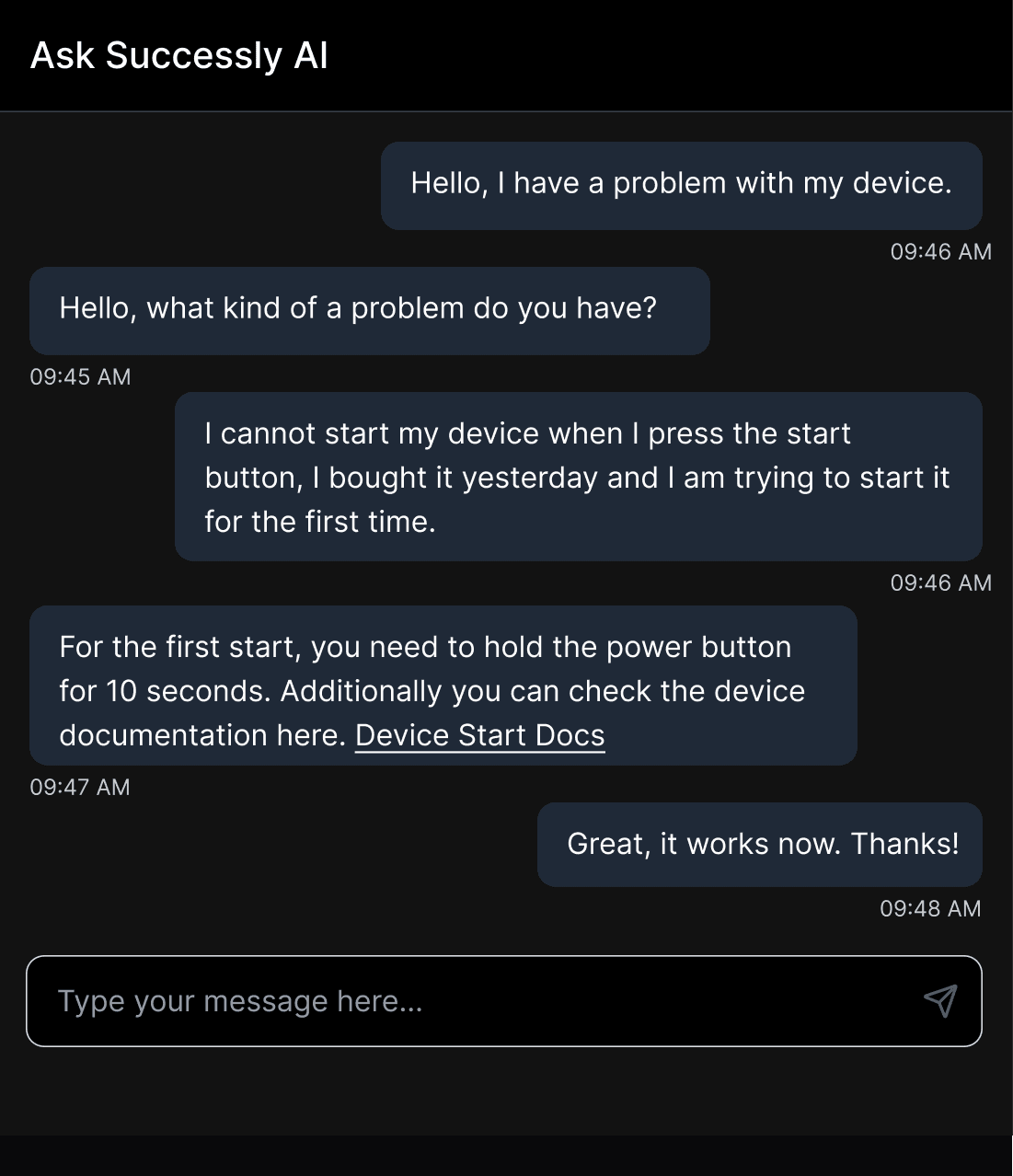 Train your AI agent