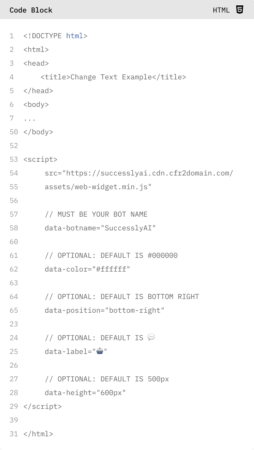 Deploy on your website and channels