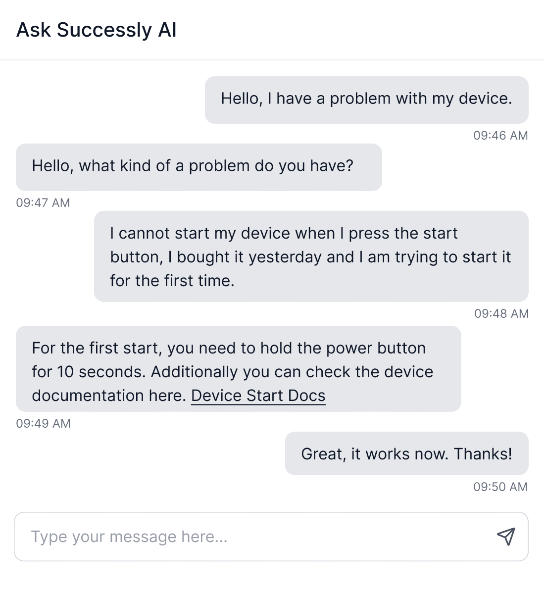 Sidebar Interface